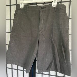 Burnside Gray Flat Front Shorts Casual